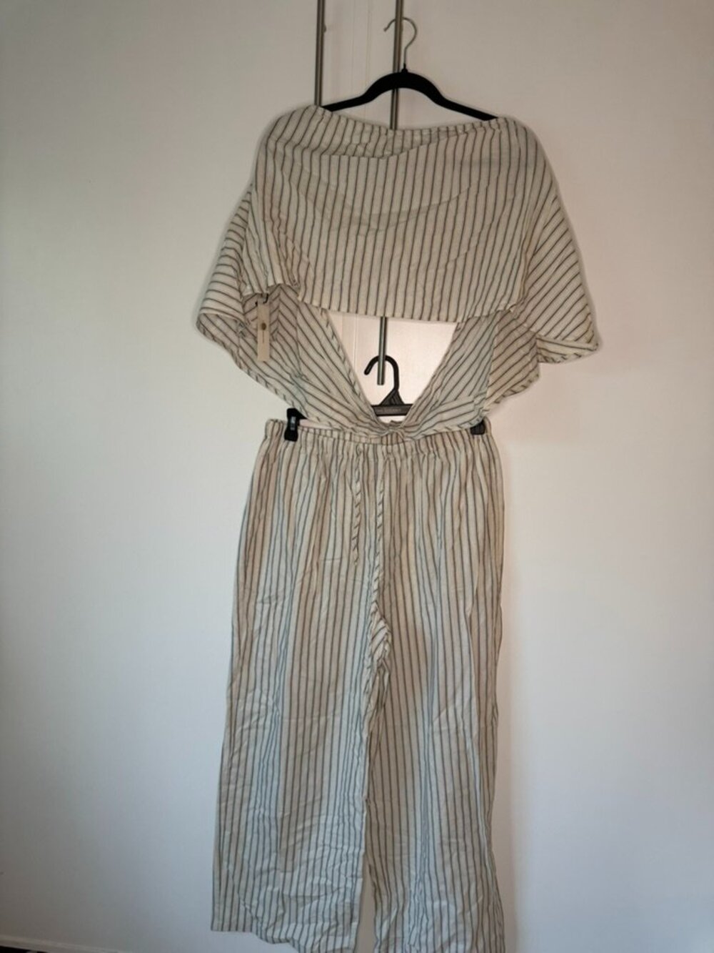 Commense striped pant set